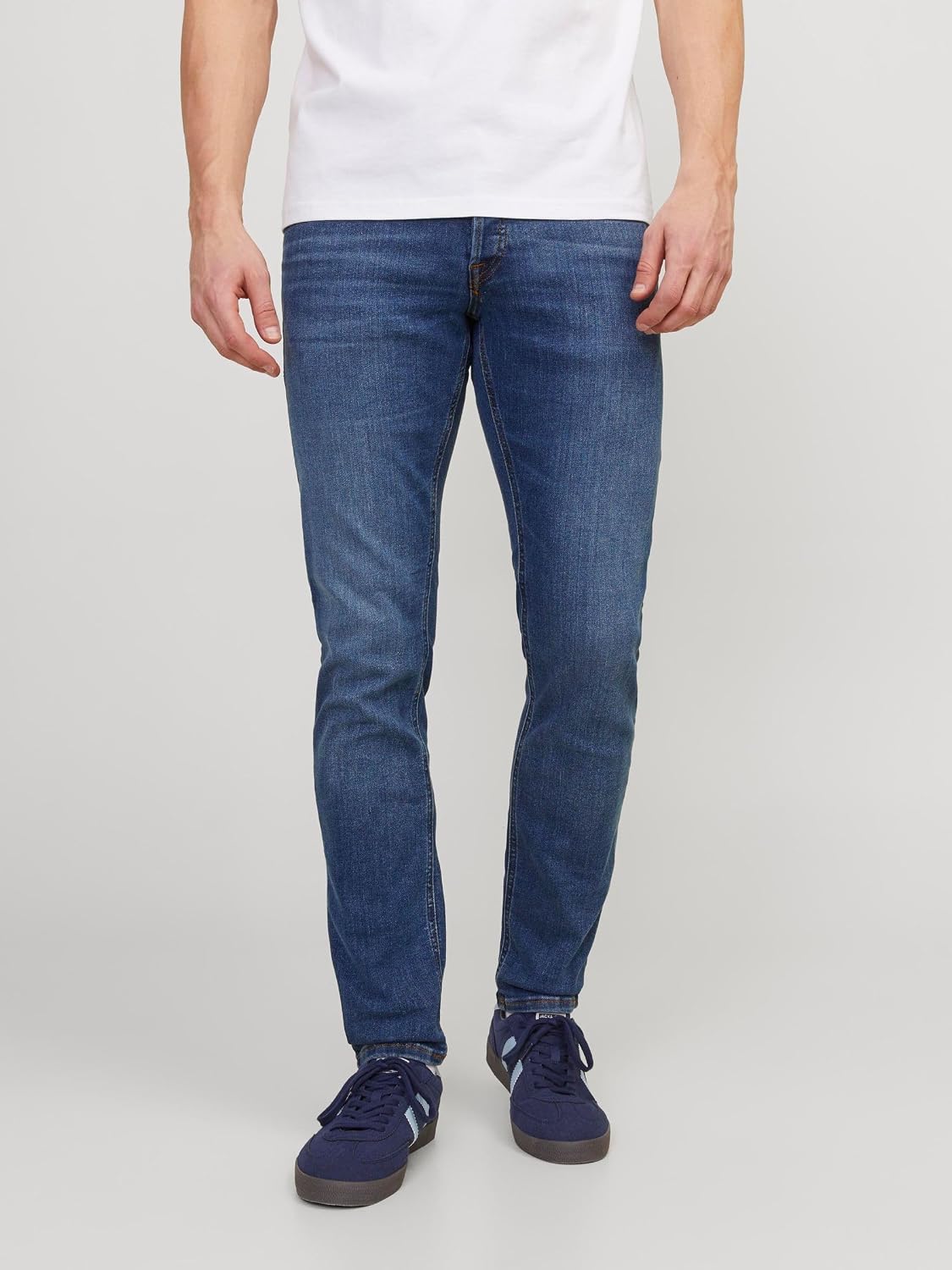 Detalle 2 de Jack & Jones Jjiglenn Jjoriginal AM 817 NOOS : jeans slim fit taille basse pour homme