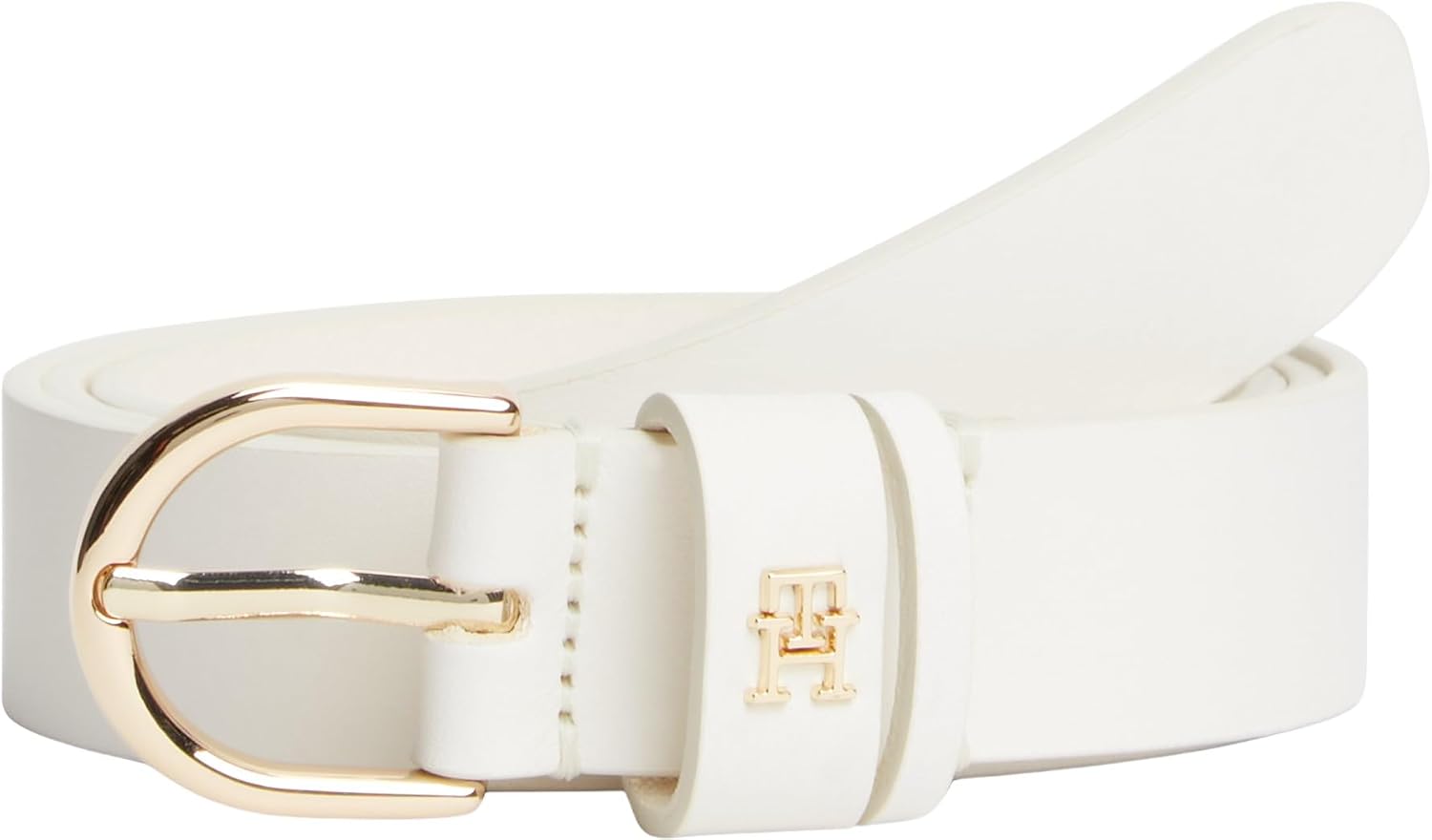 Detalle 2 de Tommy Hilfiger Ceinture Femme Essential Effortless 2,5 cm en Cuir – Élégance simple et adaptable