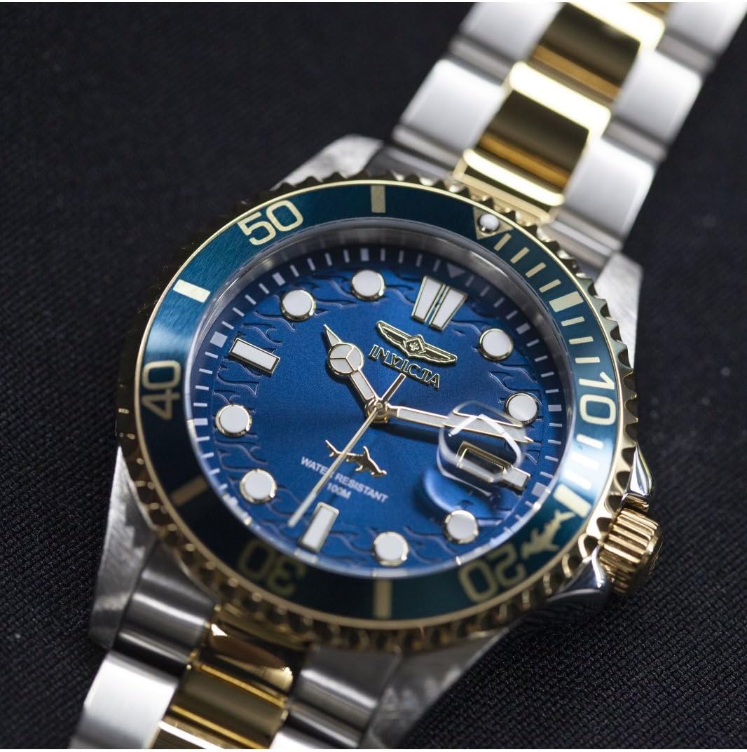 Detalle de Invicta Pro Diver Montre Homme – Quartz en Acier inoxydable, 43 mm