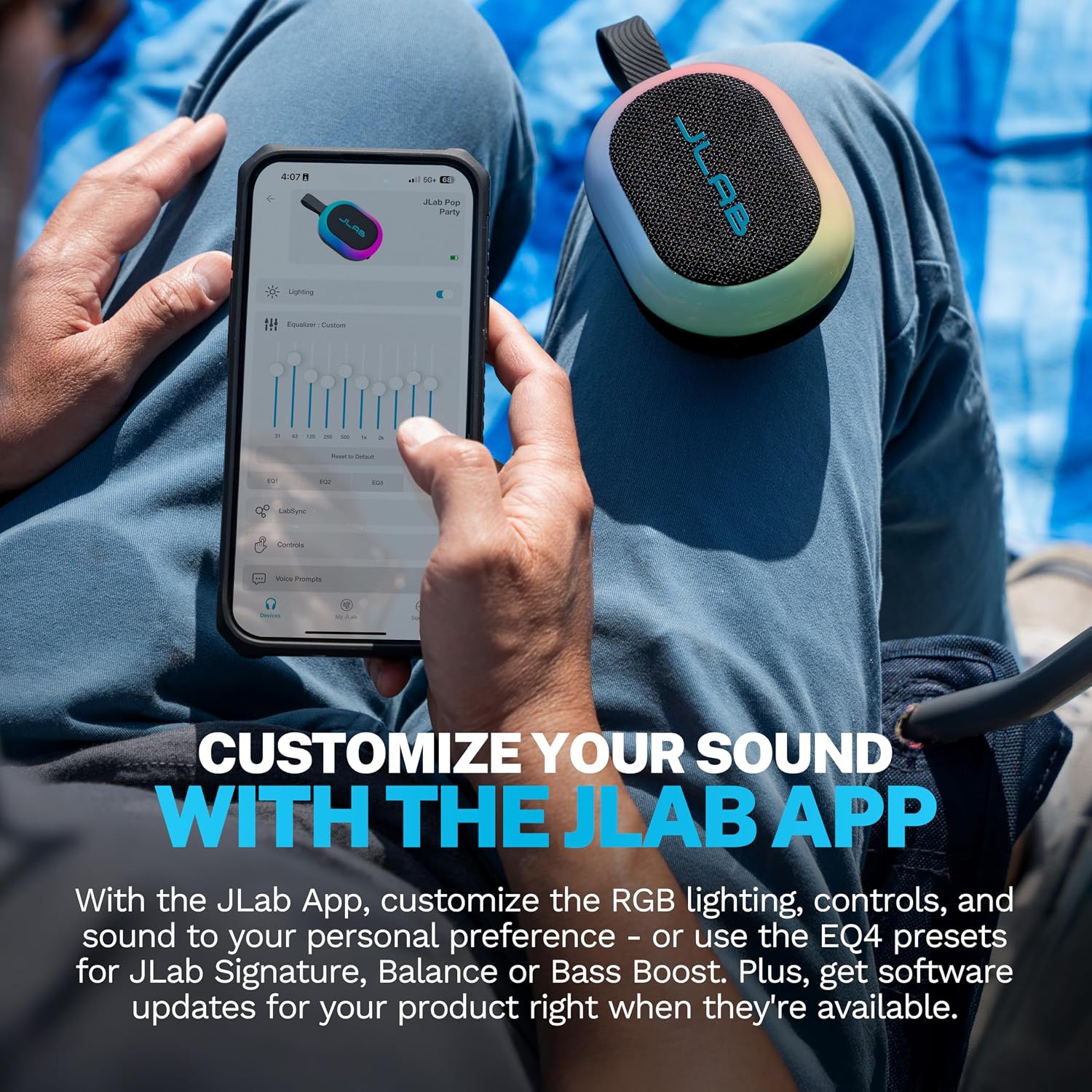 Thumbnail 6 de JLab Pop Party enceinte Bluetooth 5W