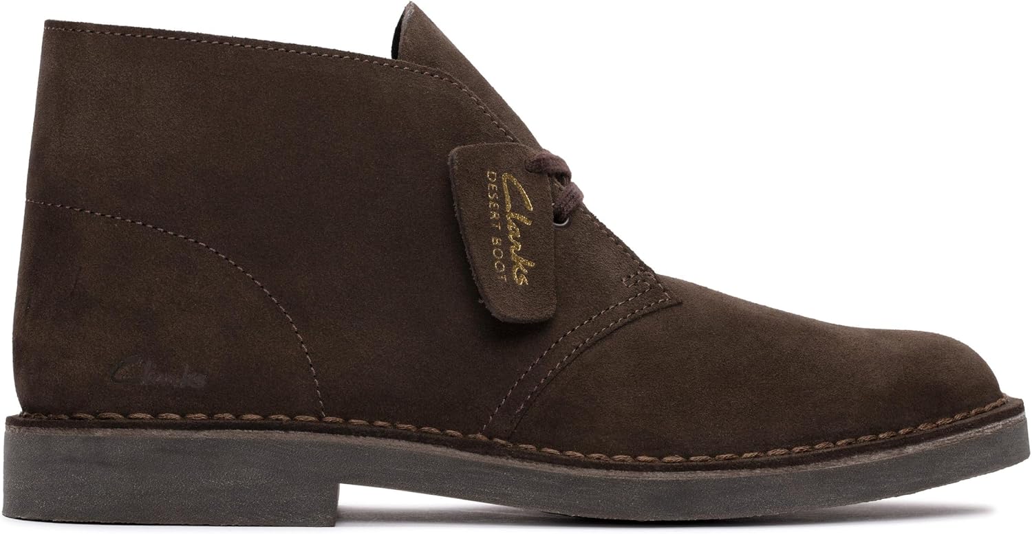 Detalle de Clarks Desert Boot Evo pour homme – daim sand et confort durable