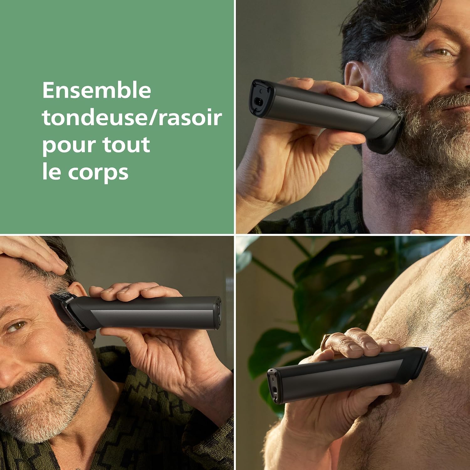 Detalle de Philips Multigroom série 9000 MG9561/30 tondeuse 27 hauteurs