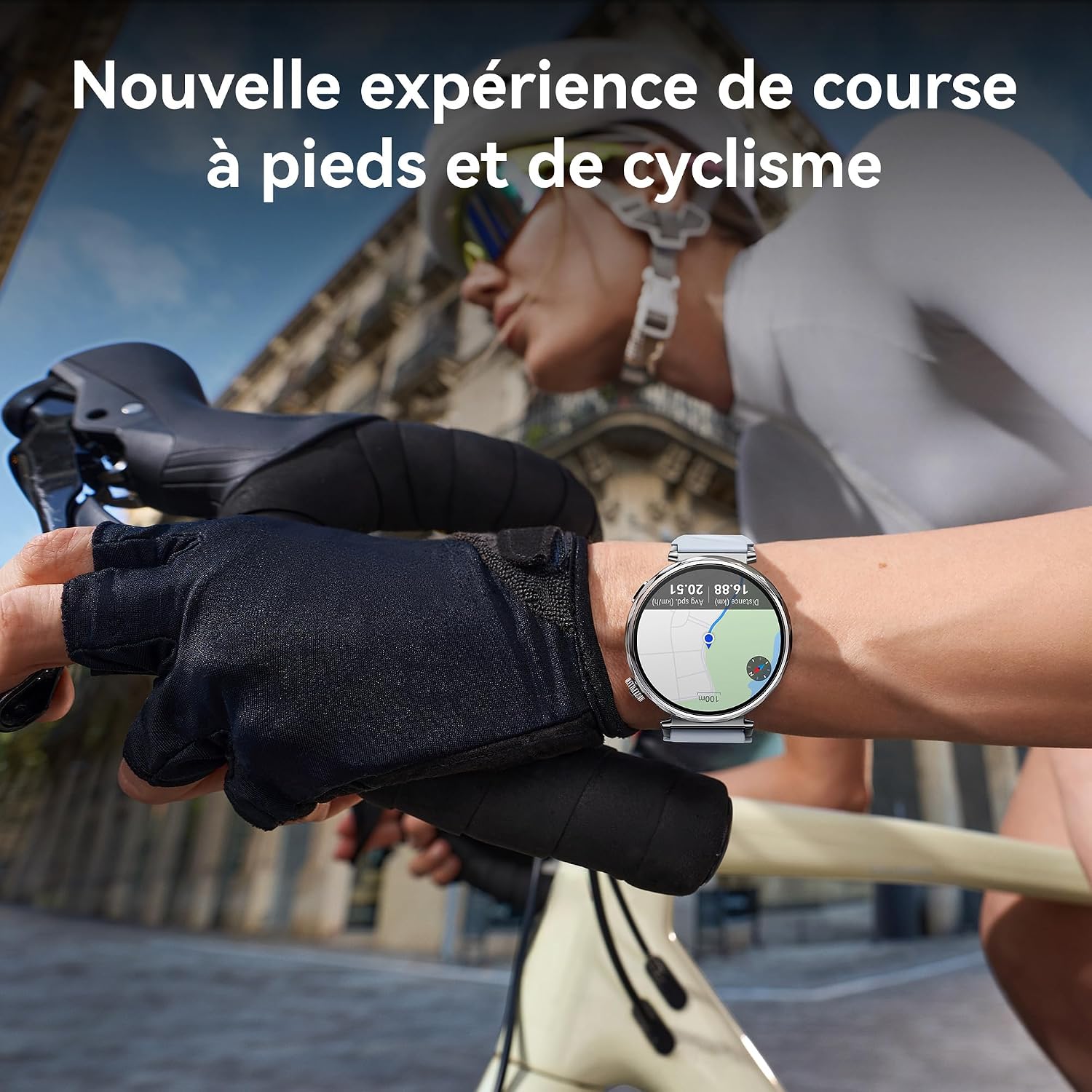 Detalle de HUAWEI Watch GT 5 41mm – Montre Connectée élégante et robuste pour running et cyclisme