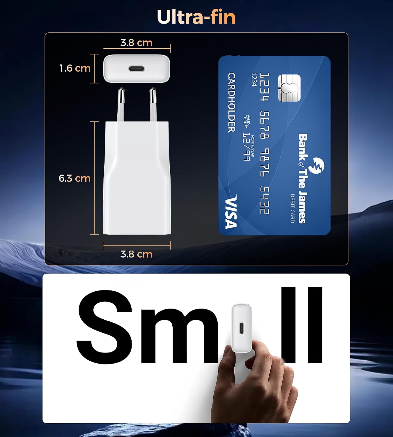 Thumbnail 4 de Chargeur USB‑C 20W rapide pour iPhone et Samsung