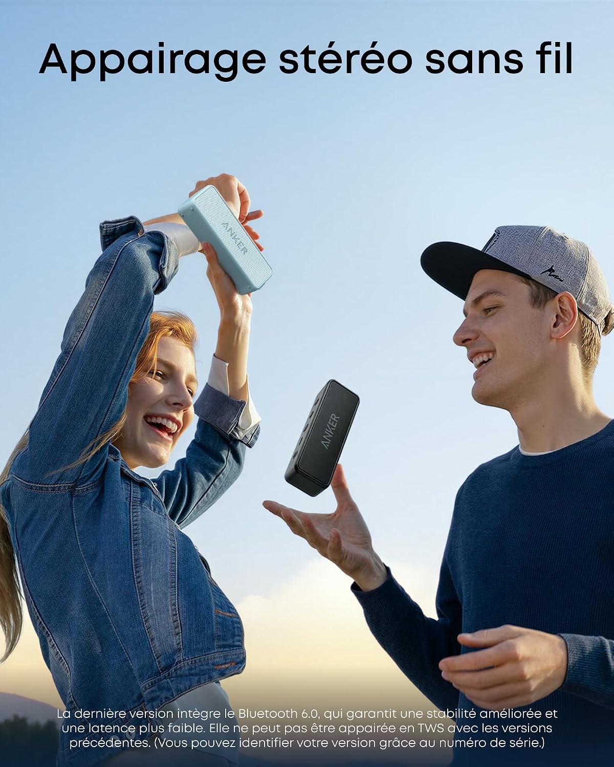 Detalle 2 de Soundcore Anker 2, enceinte Bluetooth puissante