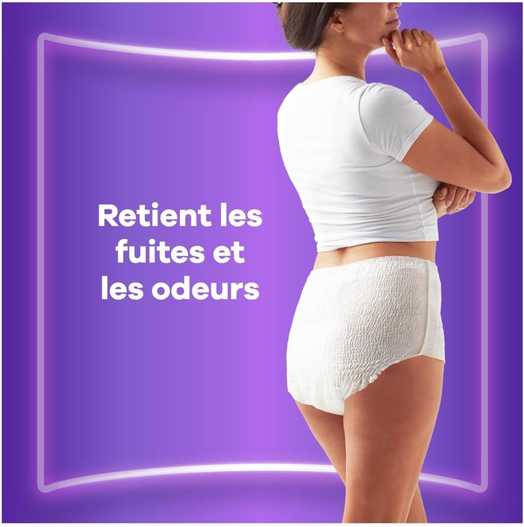 Detalle de Always Discreet 36 Culottes Incontinence Femme Plus, Taille M, Blanc – Protection Très Absorbante