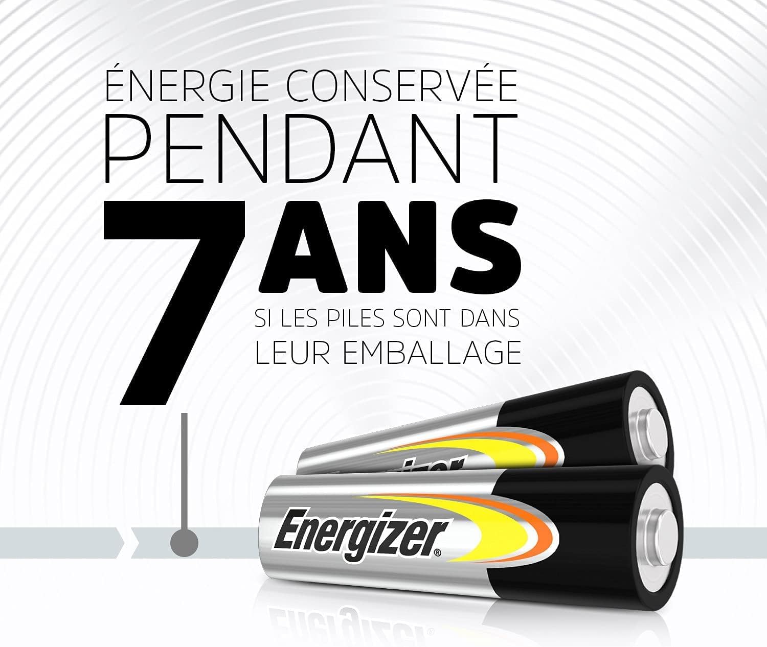 Detalle 2 de Energizer Alkaline Power AA (Lot de 24) – Piles alcalines 1,5V, longue durée et emballage recyclable