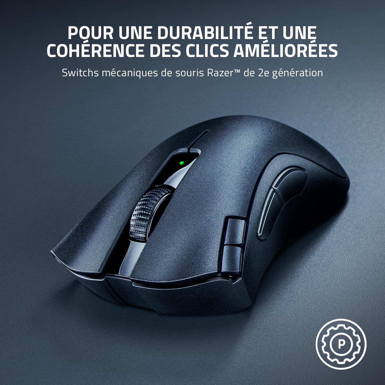 Thumbnail 6 de Razer DeathAdder V2 X Hyperspeed – Souris gaming sans fil ergonomique pour PC/Mac (capteur optique, commutateurs mécaniques)