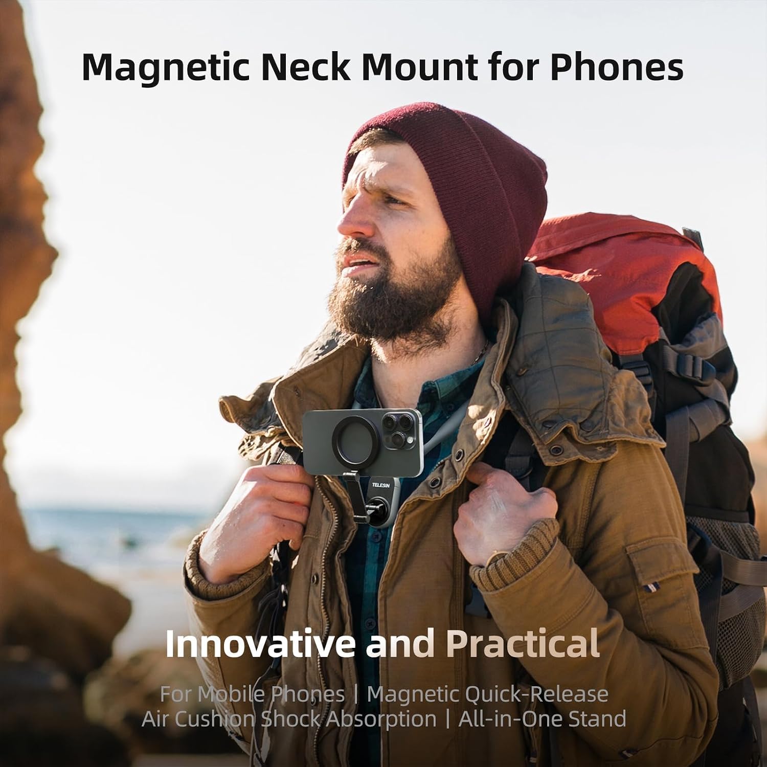 Detalle 2 de TELESIN Support Magnétique pour téléphone