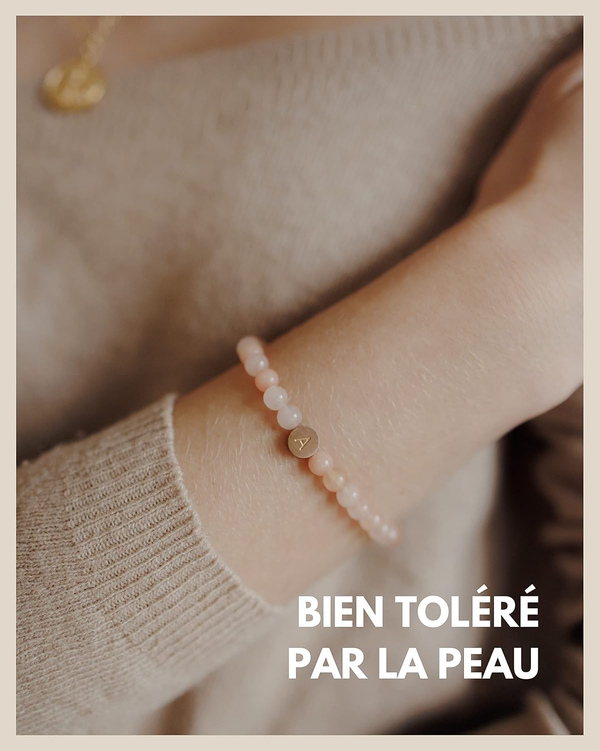 Detalle 2 de GD GOOD.designs Bracelet lettres quartz rose