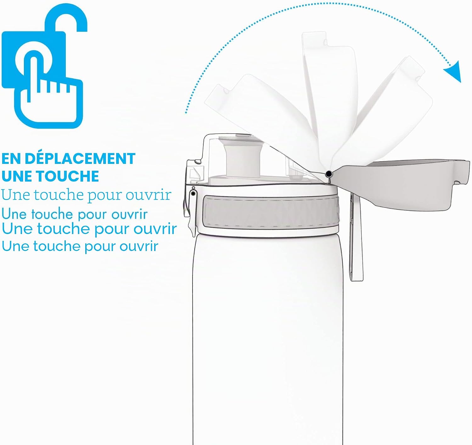 Detalle 2 de ion8 Gourde Enfant 350ml