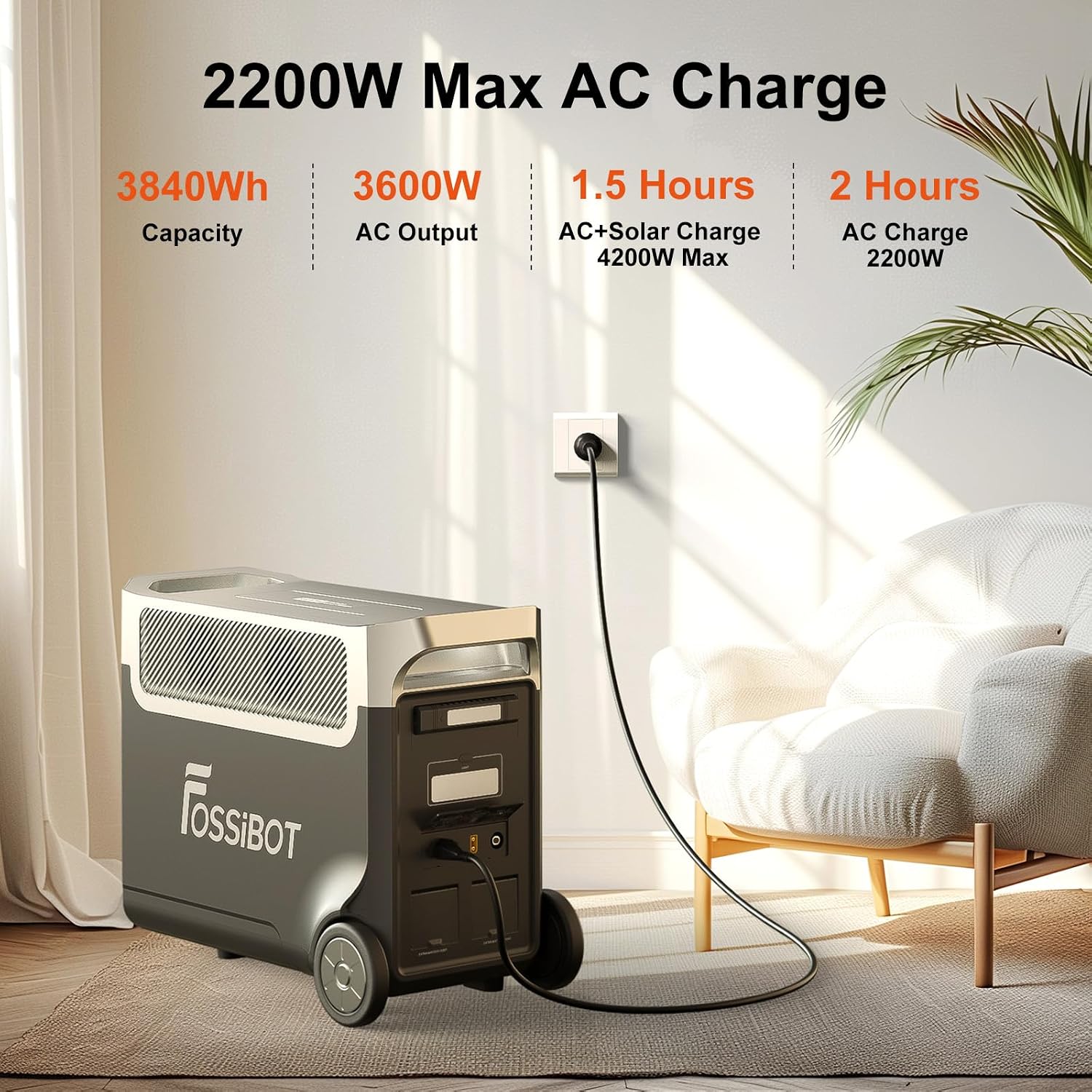 Thumbnail 4 de FOSSiBOT F3600 station électrique 3840 Wh 🔌