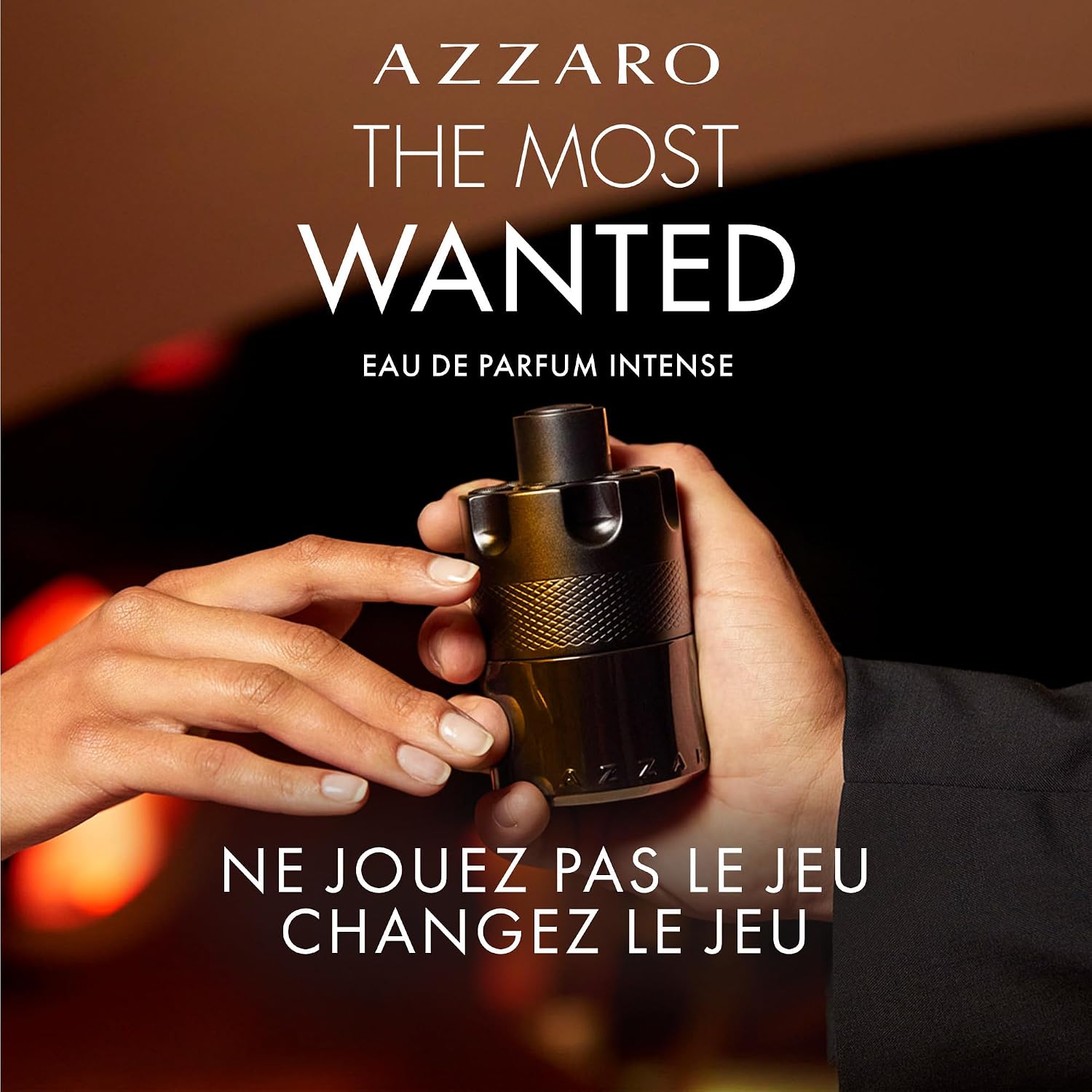 Detalle de Azzaro The Most Wanted Intense Homme Eau de Parfum Fougère Ambré Boisé – spray longue tenue