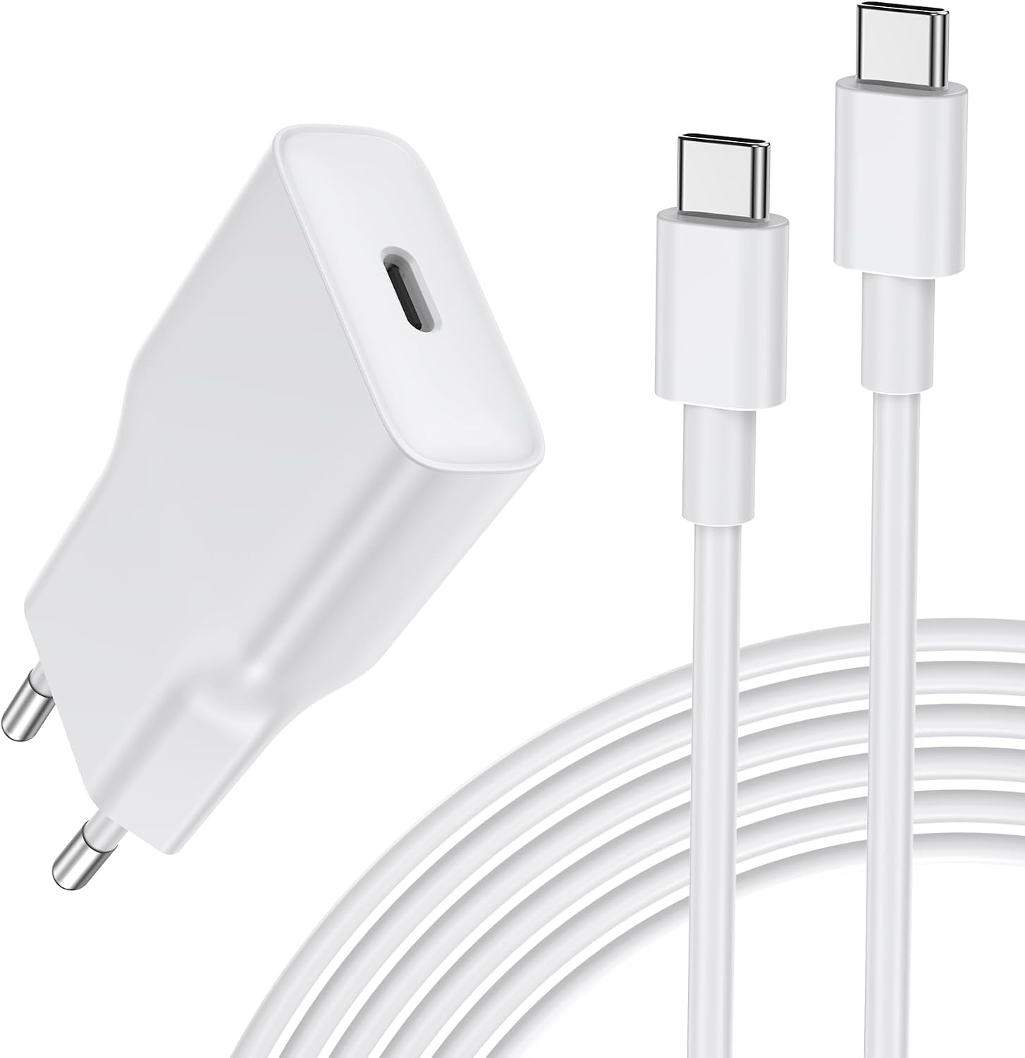 Detalle de Chargeur USB‑C 20W rapide pour iPhone et Samsung