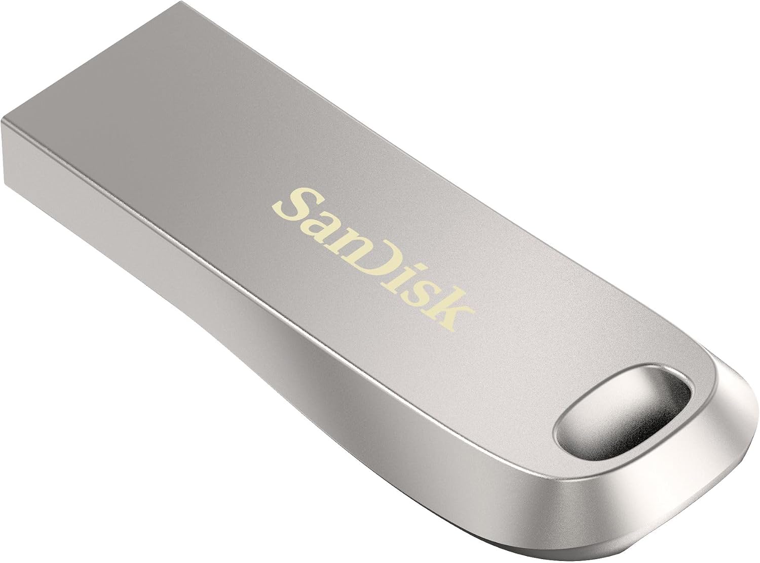 Detalle de SanDisk Ultra Luxe 1 To — clé USB Type-A métallique avec lecture jusqu’à 400 Mo/s, mot de passe et RescuePRO Deluxe