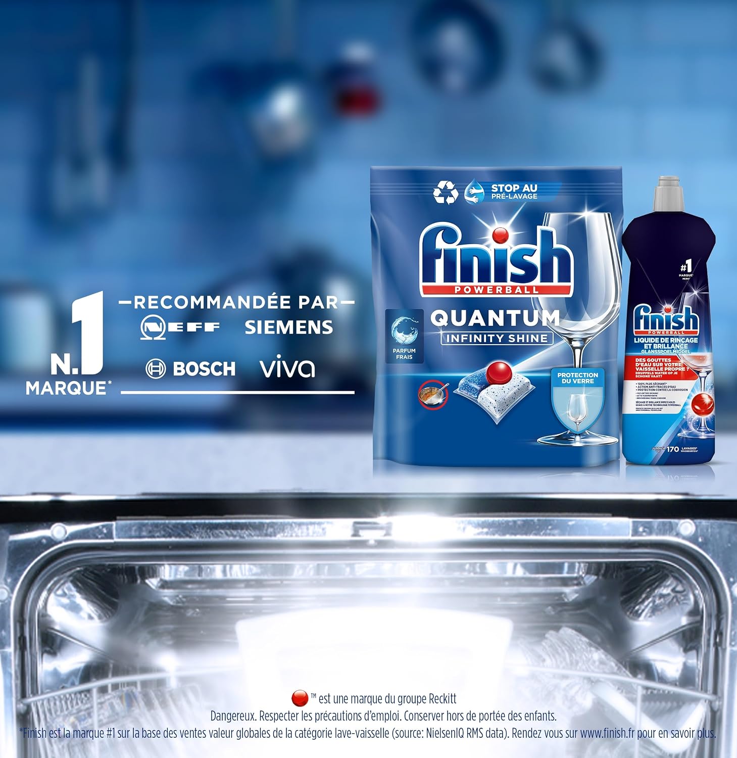 Thumbnail 4 de Finish Quantum Infinity Shine Pastilles 166 capsules
