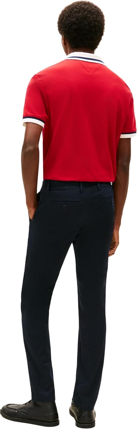 Detalle de Tommy Hilfiger Pantalon Homme Core Denton 1985 – Pima Cotton Chino