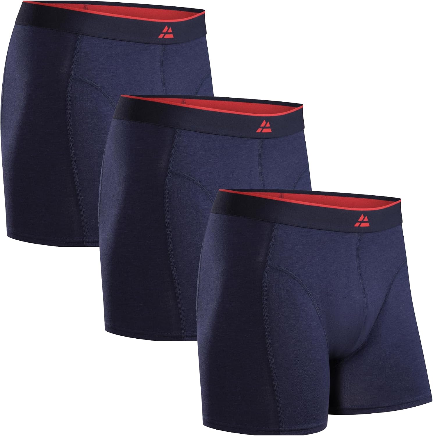 Detalle de DANISH ENDURANCE Boxer en bambou pour hommes – lot de 3, avec ou sans braguette