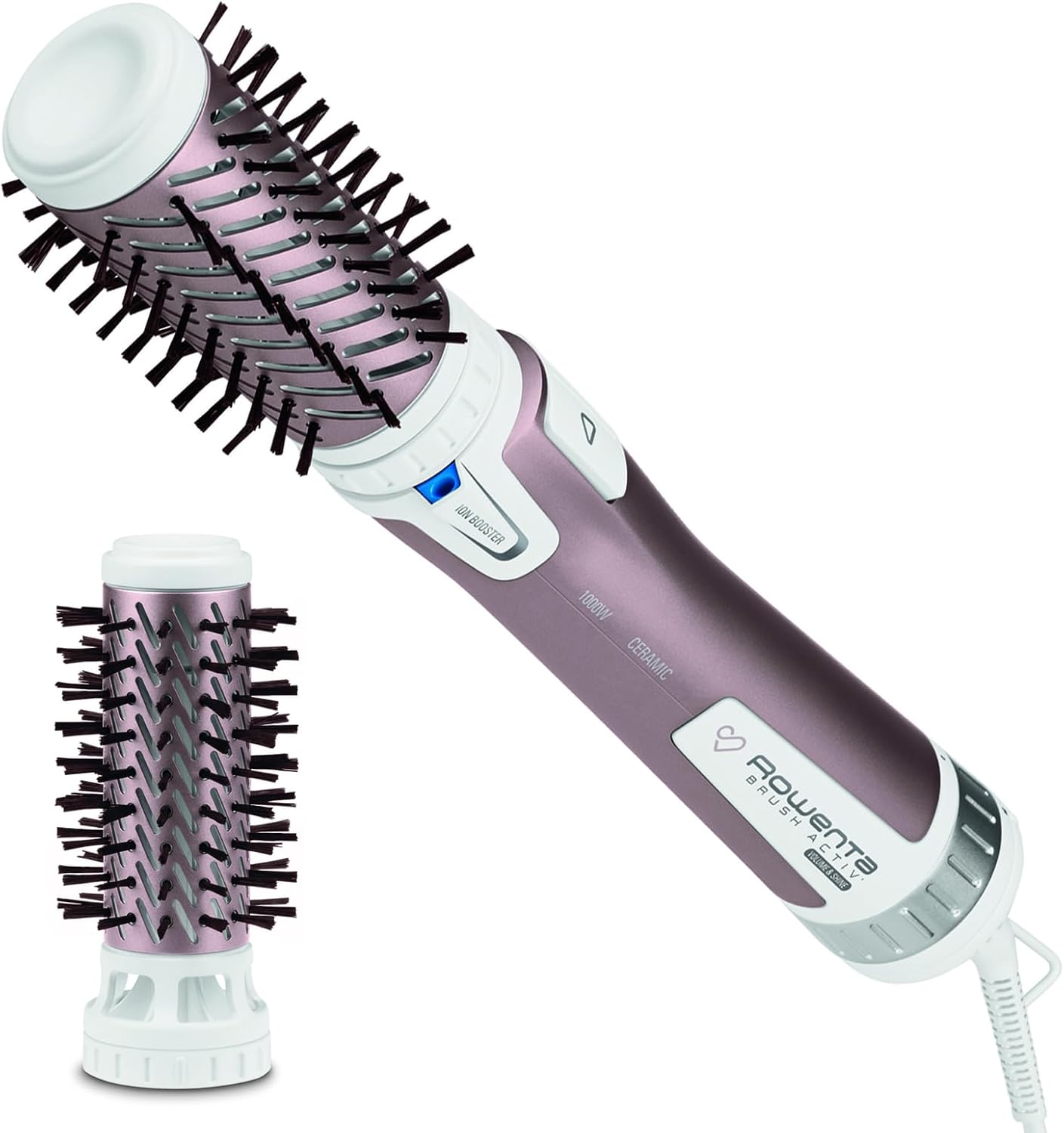 Detalle de Rowenta Brush Activ Premium Care CF9540F0 — brosse rotative 2 accessoires 🎀