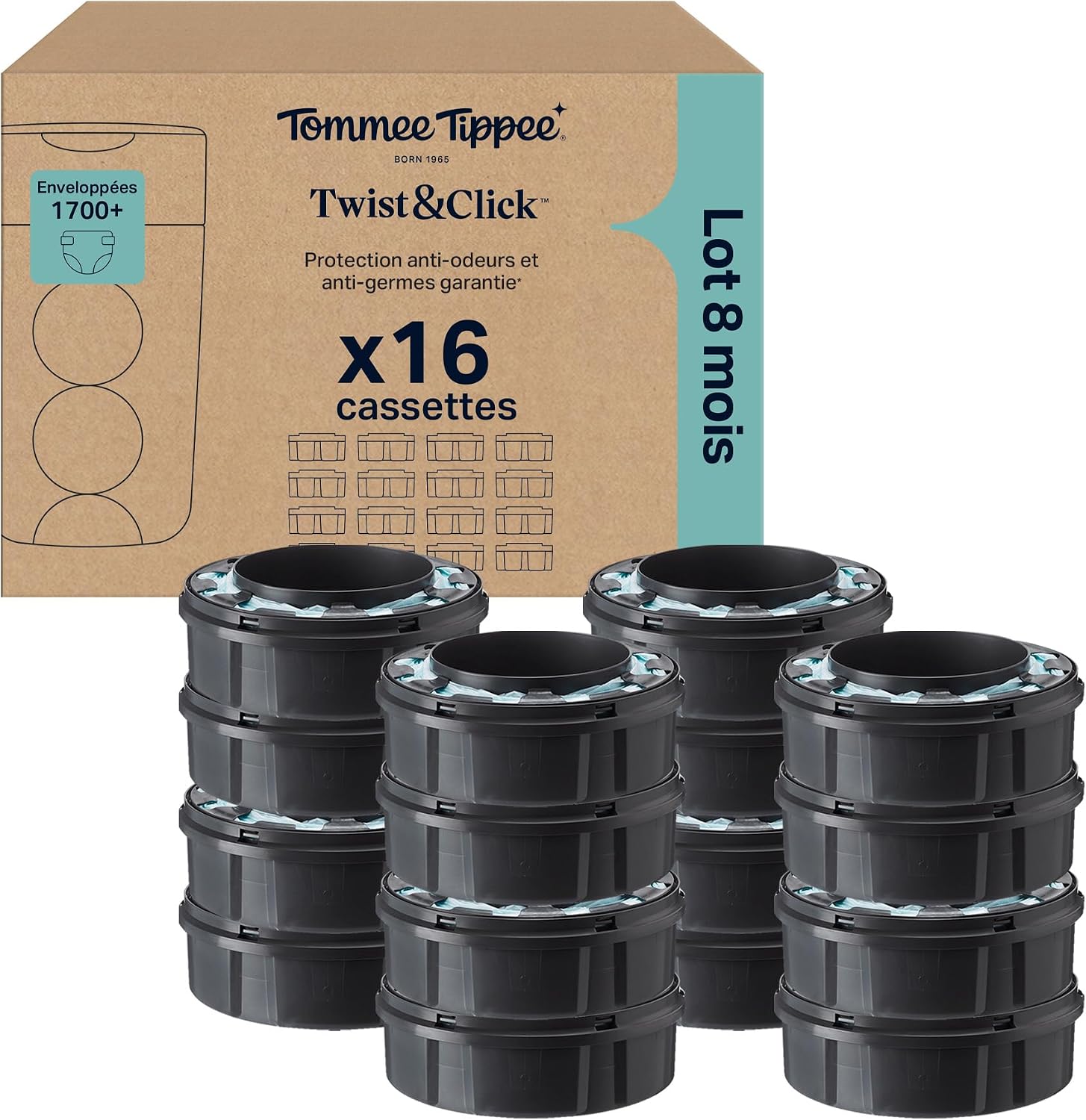 Detalle de Tommee Tippee Cassettes recharge 10,5 m