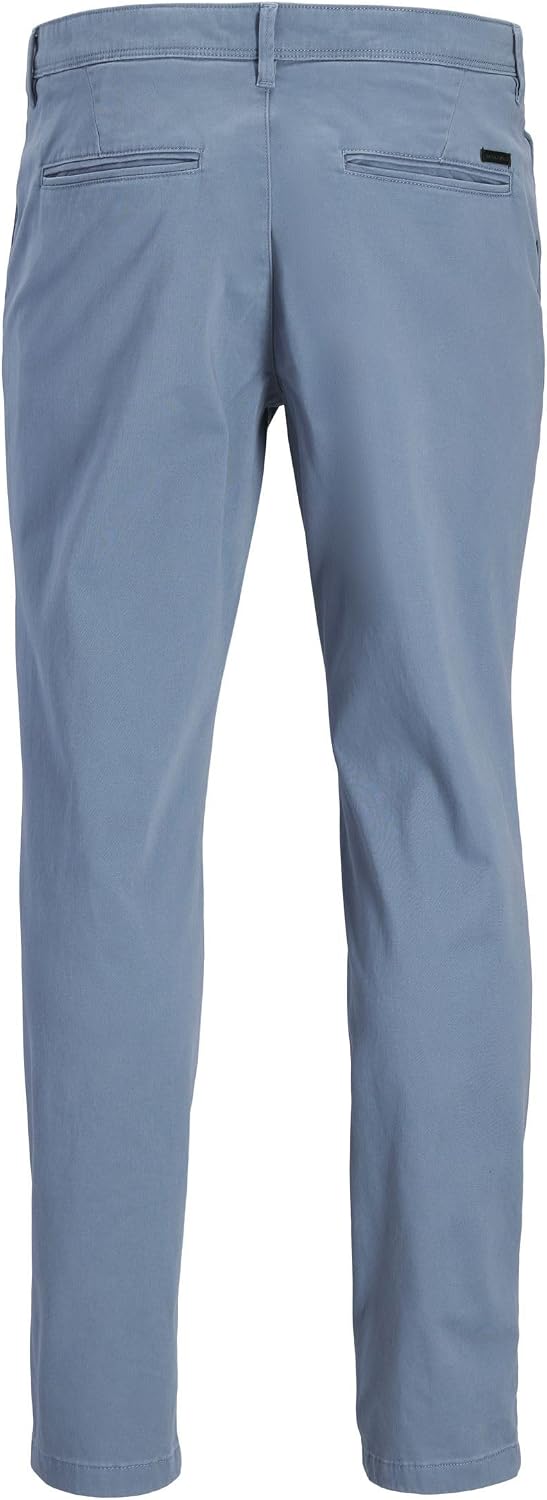 Detalle 2 de JACK & JONES Pantalon chino slim fit pour homme – Low rise, coton recyclé