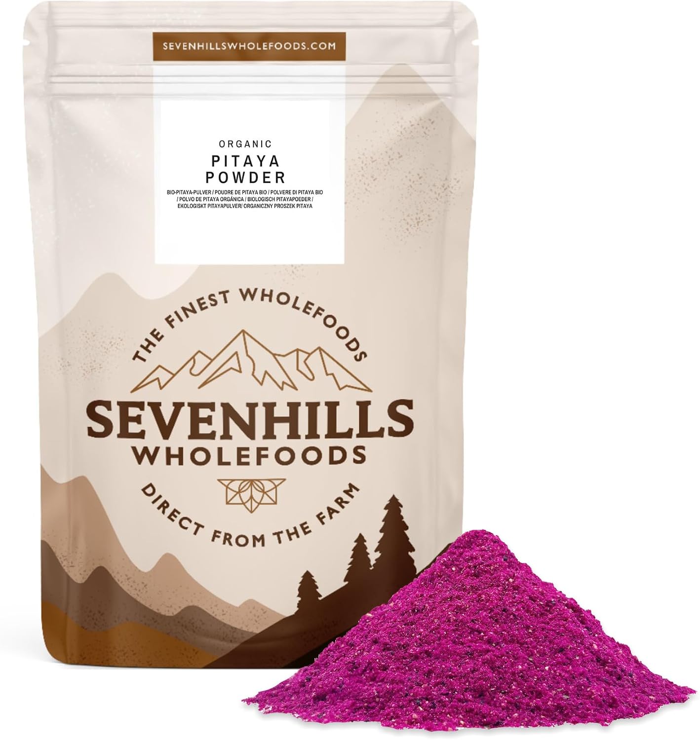 Detalle de Sevenhills Wholefoods Poudre de pitaya 100g đ