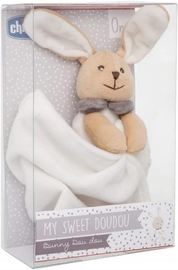 Detalle de Chicco Doudou Lapin Mouchoir My Sweet Doudou – Jouet en velours doux pour bébé dès la naissance