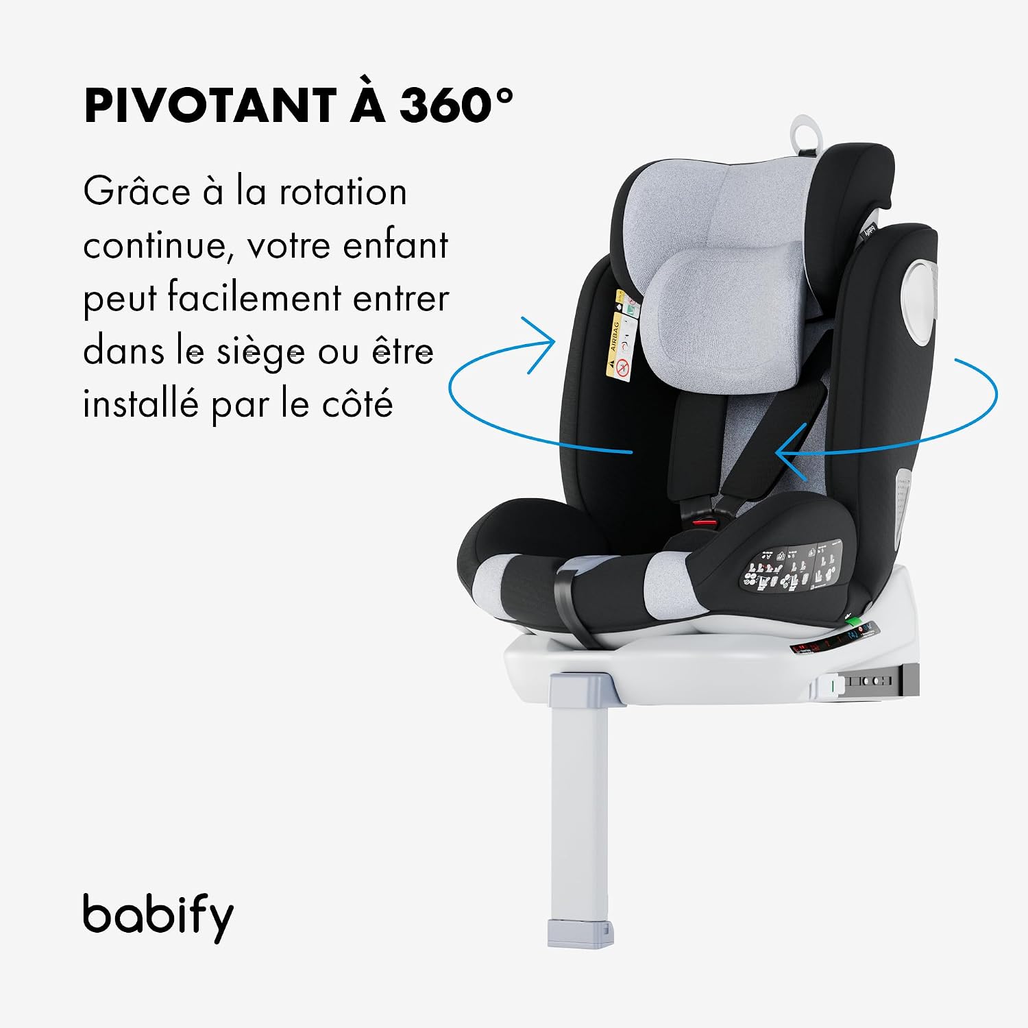 Detalle de Babify Siège auto pivotant 360°