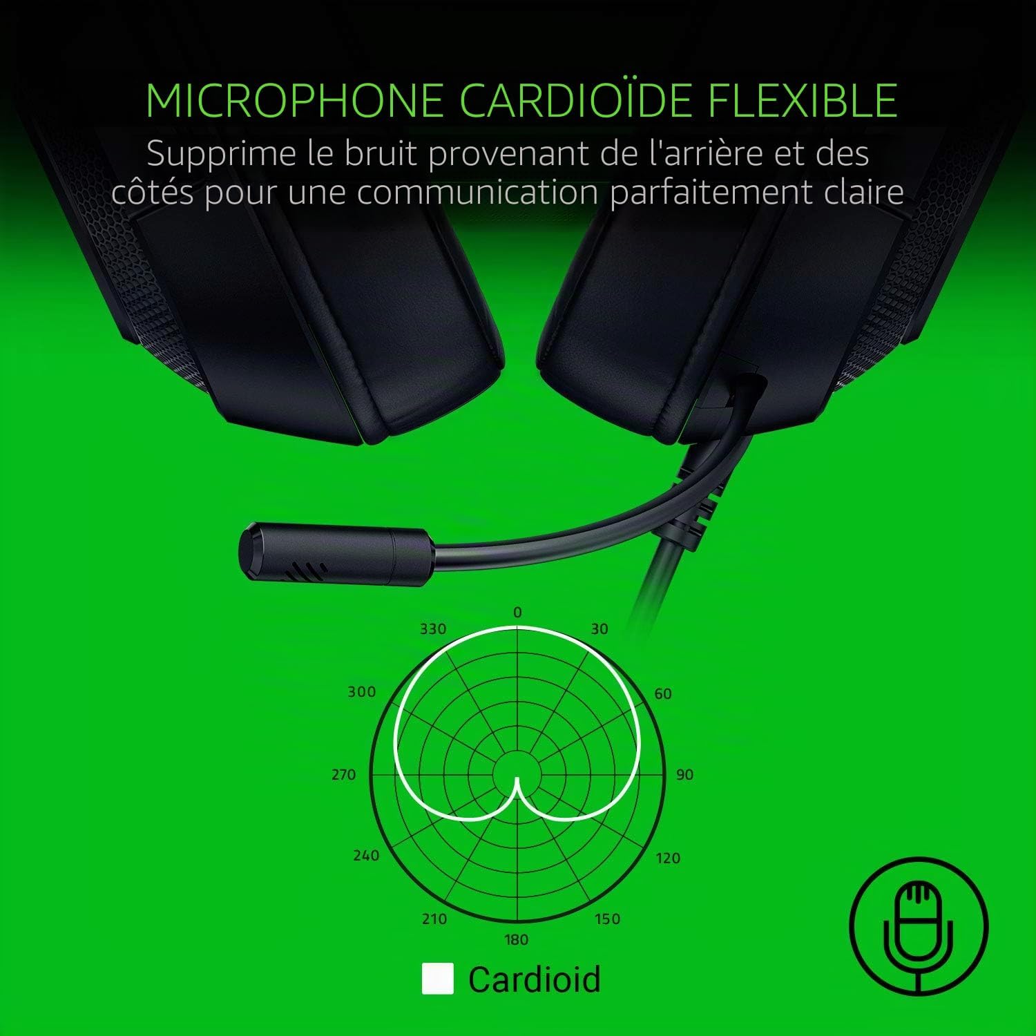 Detalle 2 de Razer Kraken X Lite : Casque de jeu filaire ultra-léger pour PC et consoles