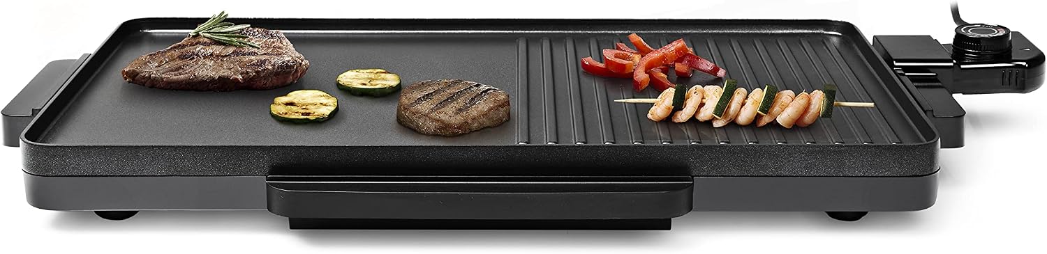 Detalle de Tristar BP-2750 : plancha avec grande surface de cuisson et revêtement antiadhésif