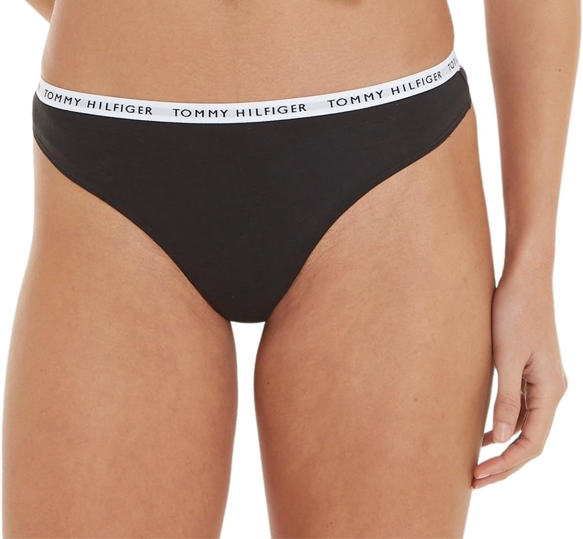 Detalle de Tommy Hilfiger Strings Lot de 3 Femme Tangas – Confort discret et élégance iconique