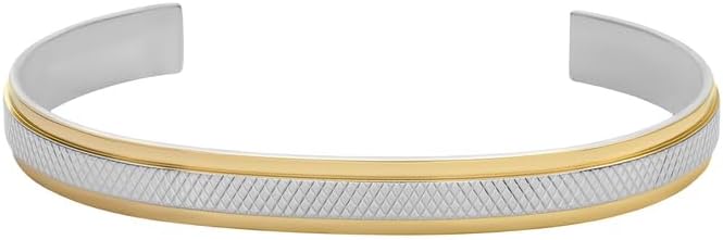 Detalle 2 de Fossil bracelet homme en acier inoxydable avec boucle ouverte