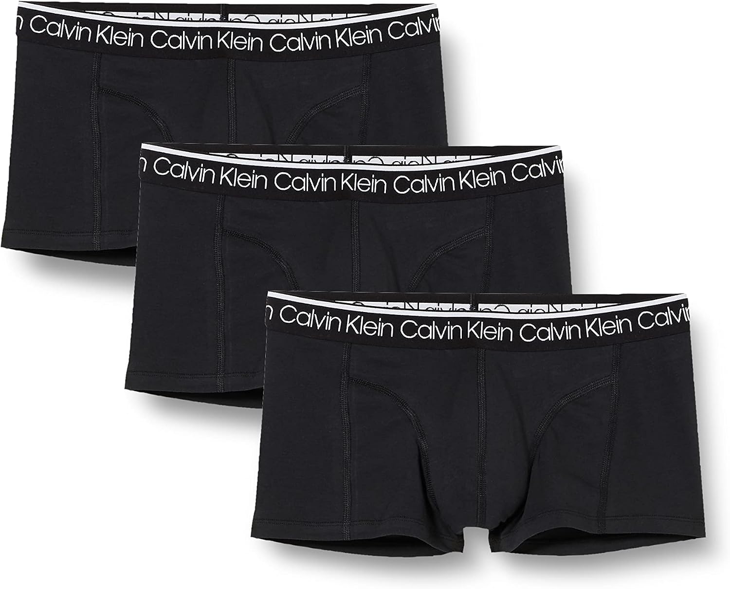 Detalle de Calvin Klein Surge Low Rise Trunk 3pk – Lot de 3, Coffre Taille Basse Homme