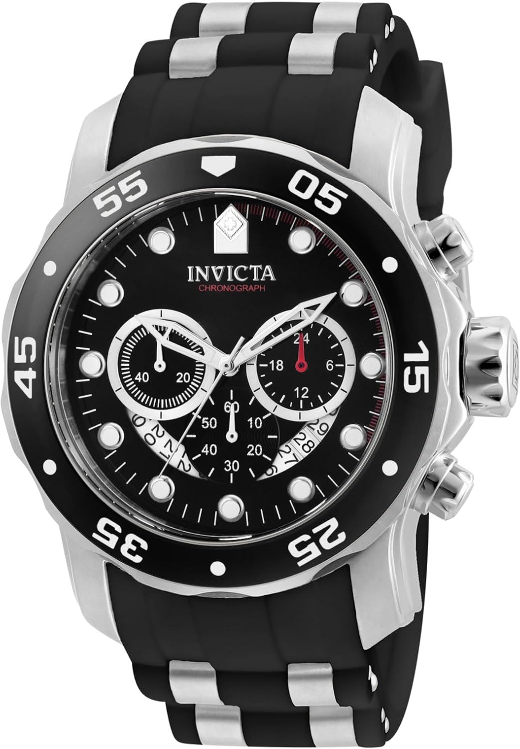 Detalle 2 de Invicta Pro Diver Montre Homme – Mouvement Quartz, Acier Inoxydable, 48 mm
