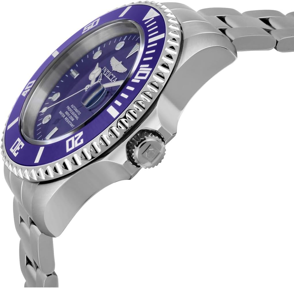 Detalle de Invicta Pro Diver 35718 – montre homme à mouvement automatique en acier inoxydable, cadran bleu (47 mm)