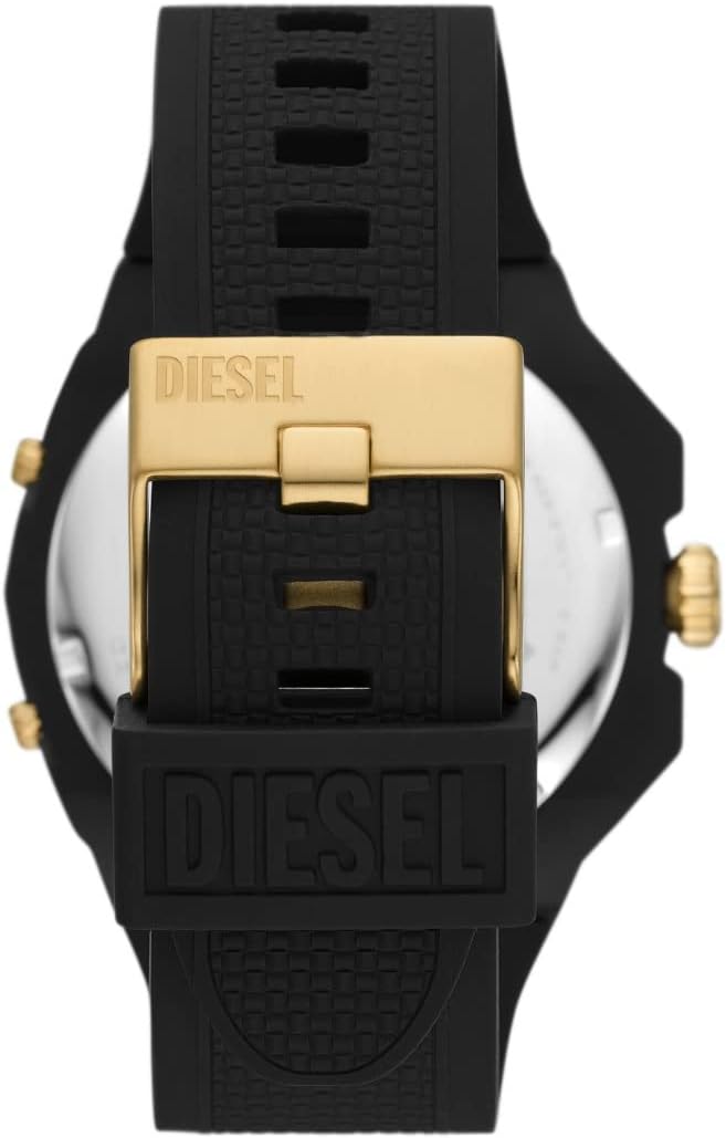 Detalle de Diesel Double Up Watch for Men – Montre homme noir, boîtier 51 mm