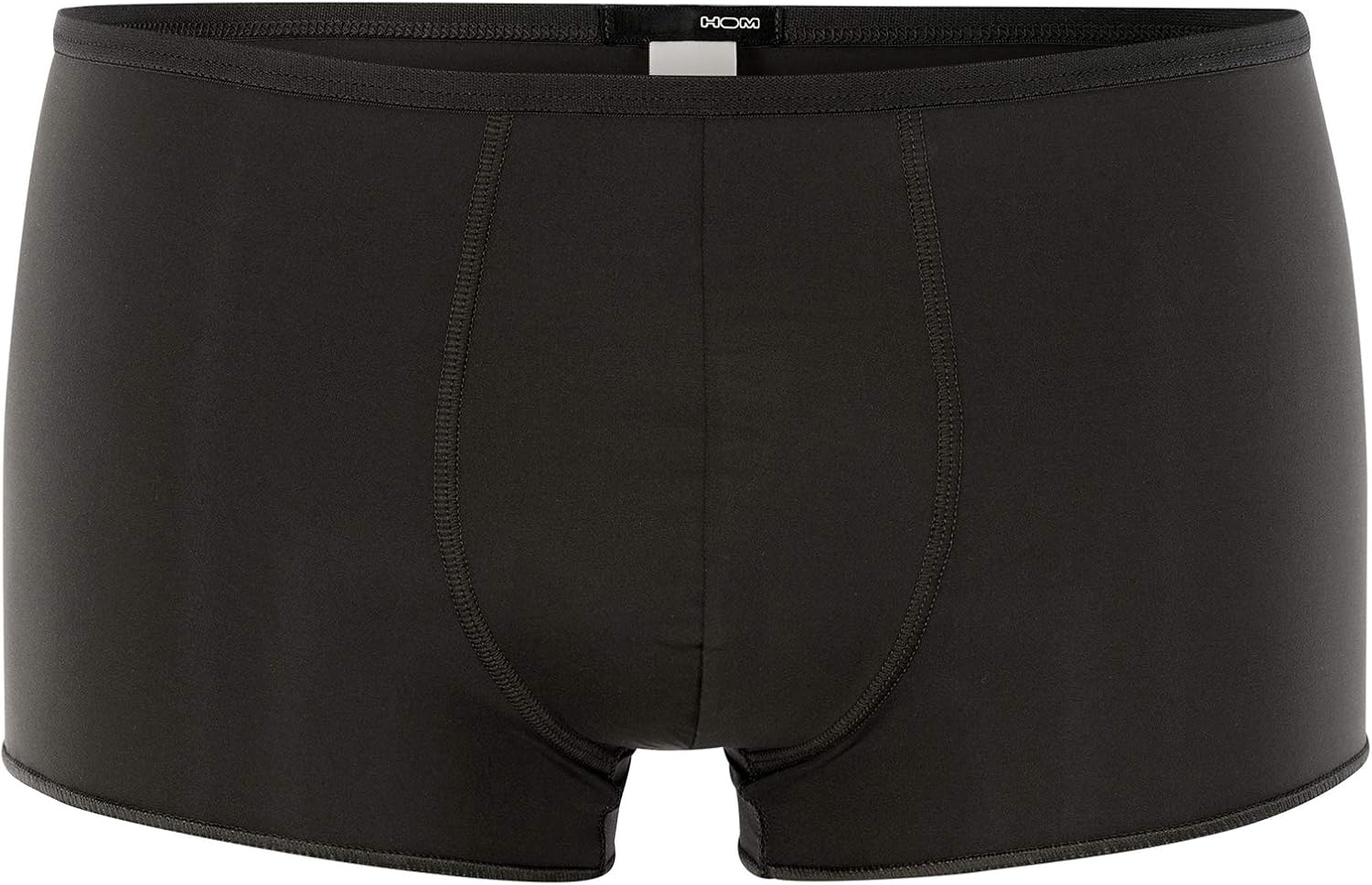 Detalle de Hom Shorty Plumes (Blanc) – Maillot de bain homme en microfibre légère et invisible