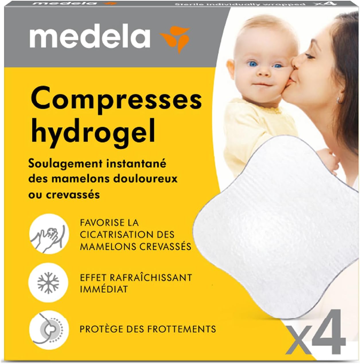 Detalle de Medela Compresses hydrogel lot 4