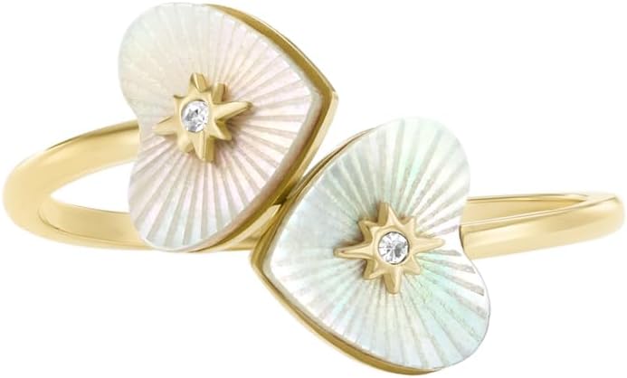 Detalle de FOSSIL Anneaux ouverts en acier inoxydable pour femmes