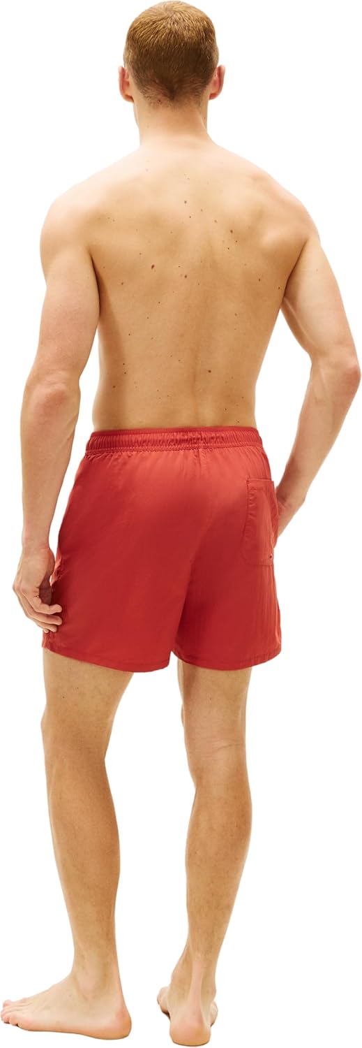 Detalle de Tommy Hilfiger Short de Bain Homme Medium Drawstring avec Logo