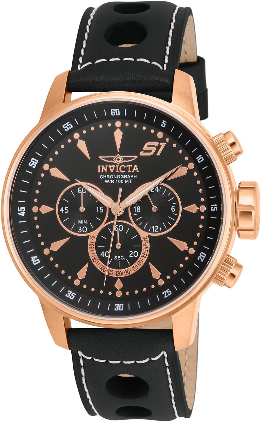 Thumbnail 6 de Invicta S1 Rally Montre Homme 48 mm – Quartz, acier inoxydable, noir