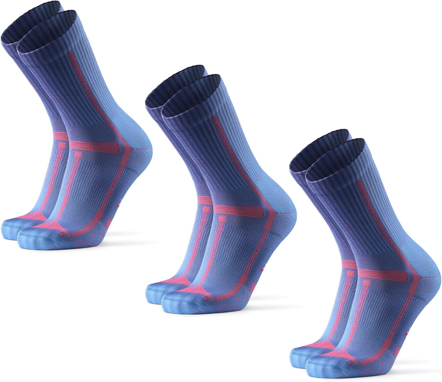 Thumbnail 6 de DANISH ENDURANCE Chaussettes hautes de running longue distance (lot 3 ou 5) pour homme et femme