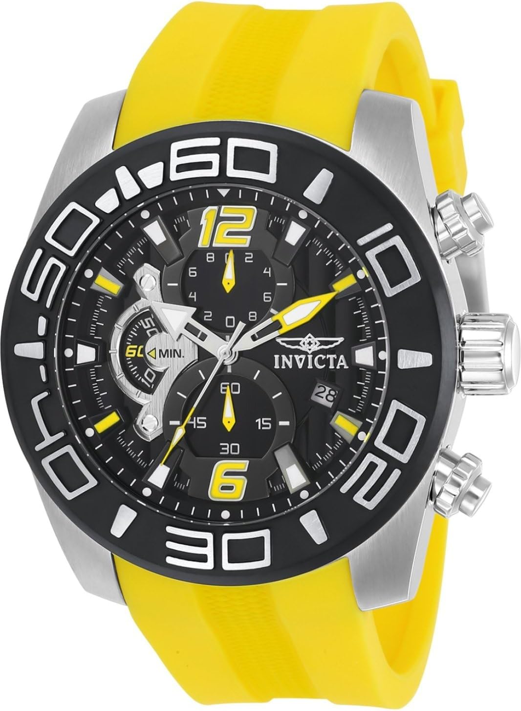 Detalle de Invicta Pro Diver 22812 pour homme – montre acier inox 50 mm, cadran bleu, mouvement à quartz