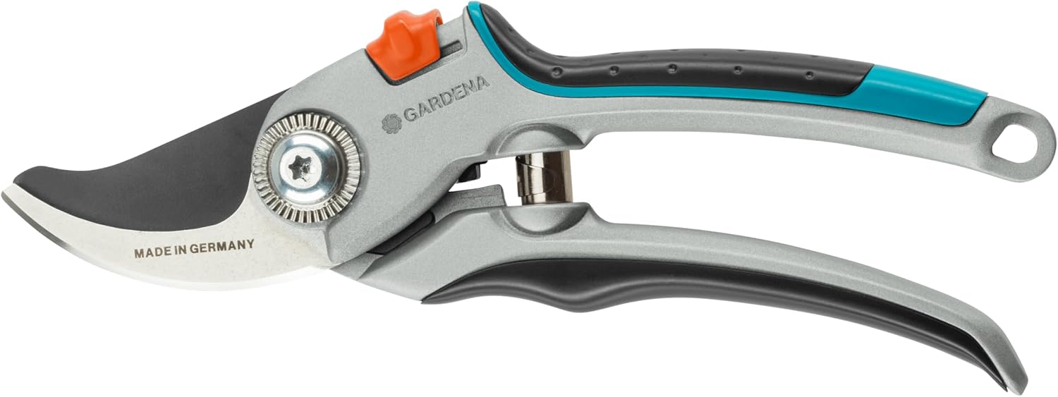Detalle de Gardena Comfort B/L 8906-20 : sécateur alu à lame franche pour coupes précises jusqu’à 25 mm