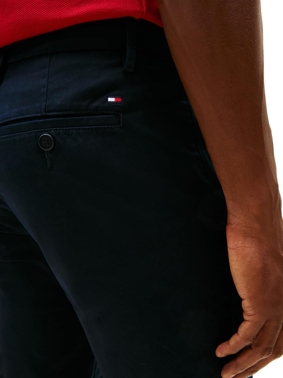 Detalle de Tommy Hilfiger Pantalon Homme Core Denton 1985 – Pima Cotton Chino