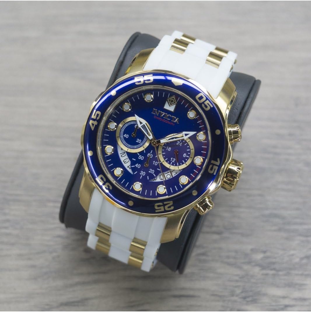 Detalle 2 de Invicta Pro Diver Montre Homme – Mouvement Quartz, Acier Inoxydable, 48 mm