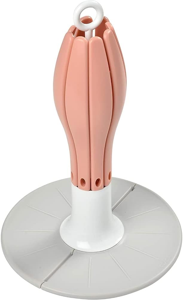 Detalle de Béaba Arbre Flower — égoutte-biberons pliable, compact, pour 8 biberons et accessoires (rose)