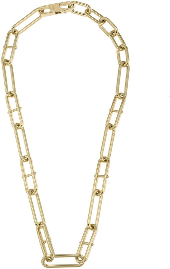 Detalle de Fossil collier femme en acier inoxydable argenté 32029431 (taille unique)