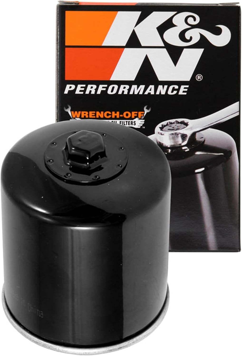 Detalle de K&N Powersports filtre à huile Bloc 76x98 mm compatible Harley Davidson (KN-174B)