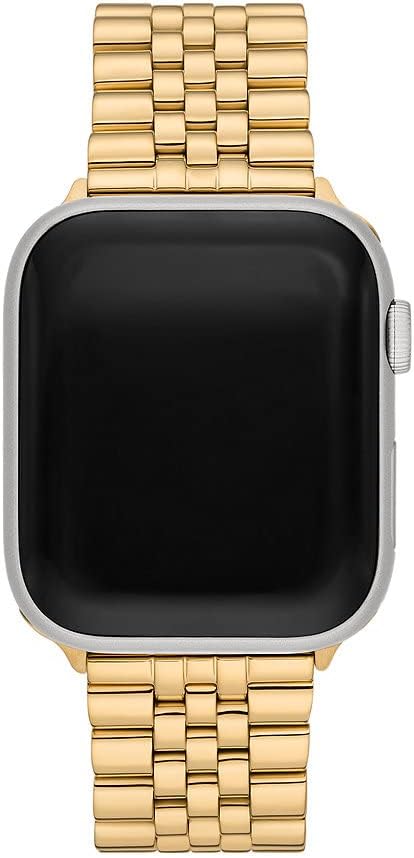 Detalle de Bracelet Michael Kors en acier inoxydable pour hommes, compatible Apple Watch 42/44/45/46/49 mm